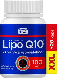GS Koenzym Lipo Q10 100 mg 80 kapslí