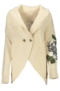 Béžový cardigan Blugirl s květinovým vzorem