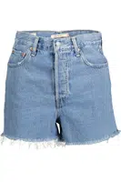 LEVI'S JEANS SHORT WOMAN LIGHT BLUE