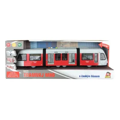 Tramvaj na setrvačník, se světlem a hudbou