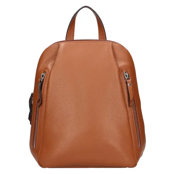 Dámsky kožený batoh Katana Eliabet - koňak