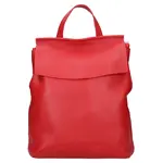 Dámský kožený batoh Facebag Stella - červená