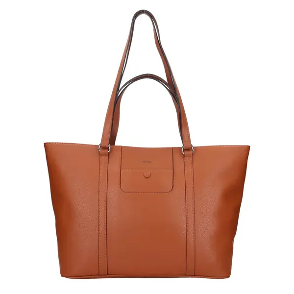 Elegantní dámská kožená kabelka Katana Moana - koňak
