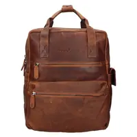 Kožený batoh Greenwood Alpee - světle hnědá