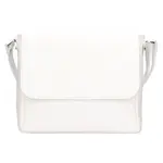 Dámská kožená crossbody kabelka Italia Nikka - bilá
