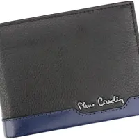 Pánská kožená peněženka Pierre Cardin Jack - černo-modrá