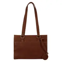 Menší dámská kožená kabelka Ashwood Compact - hnědá