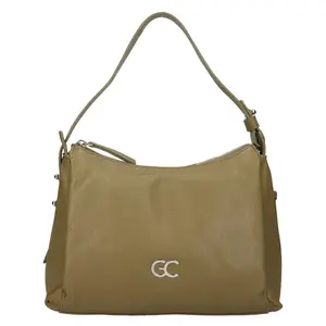 Dámska kožená kabelka Gianní Conti Vivien - zelená