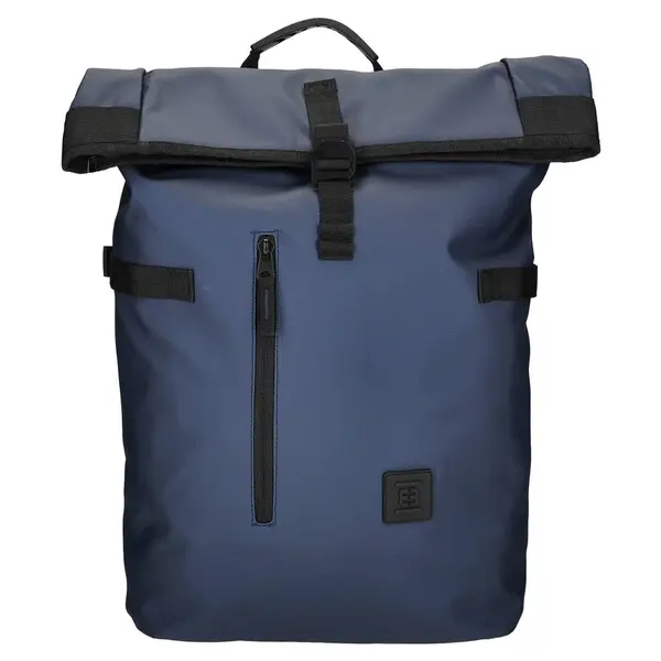 Pánsky trendy batoh Enrico Benetti Wells, polyester, na notebook 15" − modrá