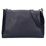 Dámska kožená crossbody kabelka Italia Tamara - tmavo modrá