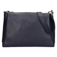 Dámska kožená crossbody kabelka Italia Tamara - tmavo modrá