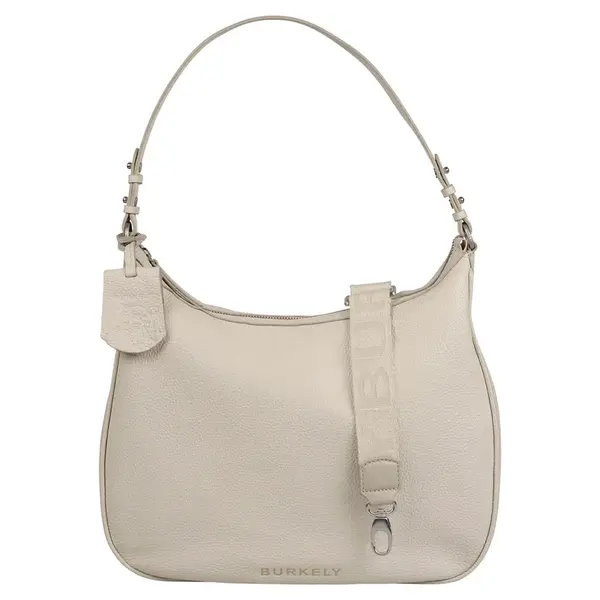 Dámská kožená kabelka přes rameno Burkely Ronda - krémová