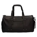 Kožená cestovní taška Greenwood Solen - černá