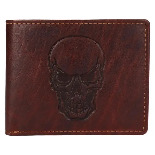 Pánská kožená peněženka Lagen Ulf - hnědá